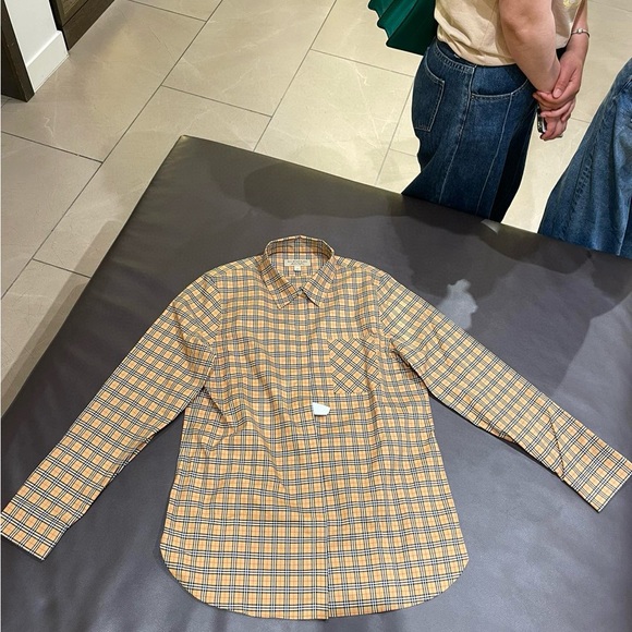 burberry check shirt